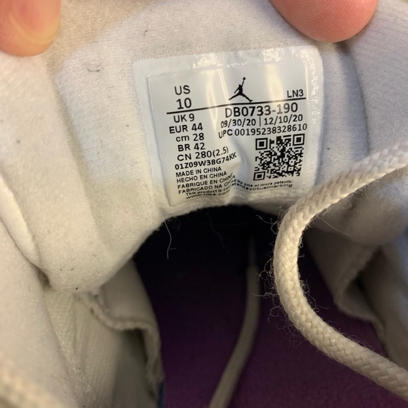 Nike Air Jordan 12 Retro Low Easter 2021 DB0733-190 Men’s Size 10 - Picture 5 of 9